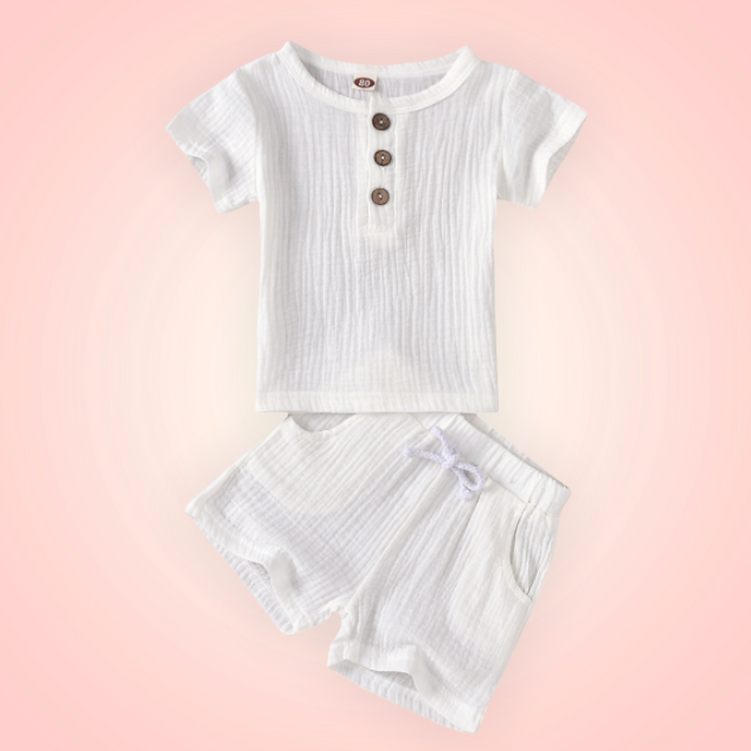 Linen T-shirt and Shorts