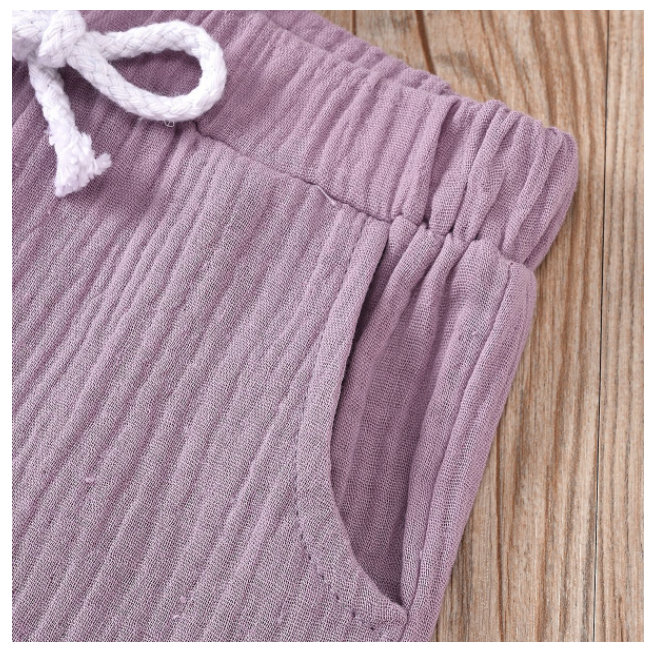 Linen T-shirt and Shorts