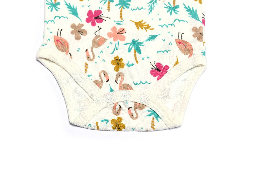 Flamingos Baby Bodysuit