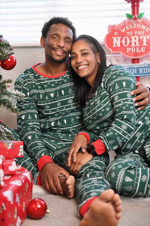 Couples Christmas pyjamas
