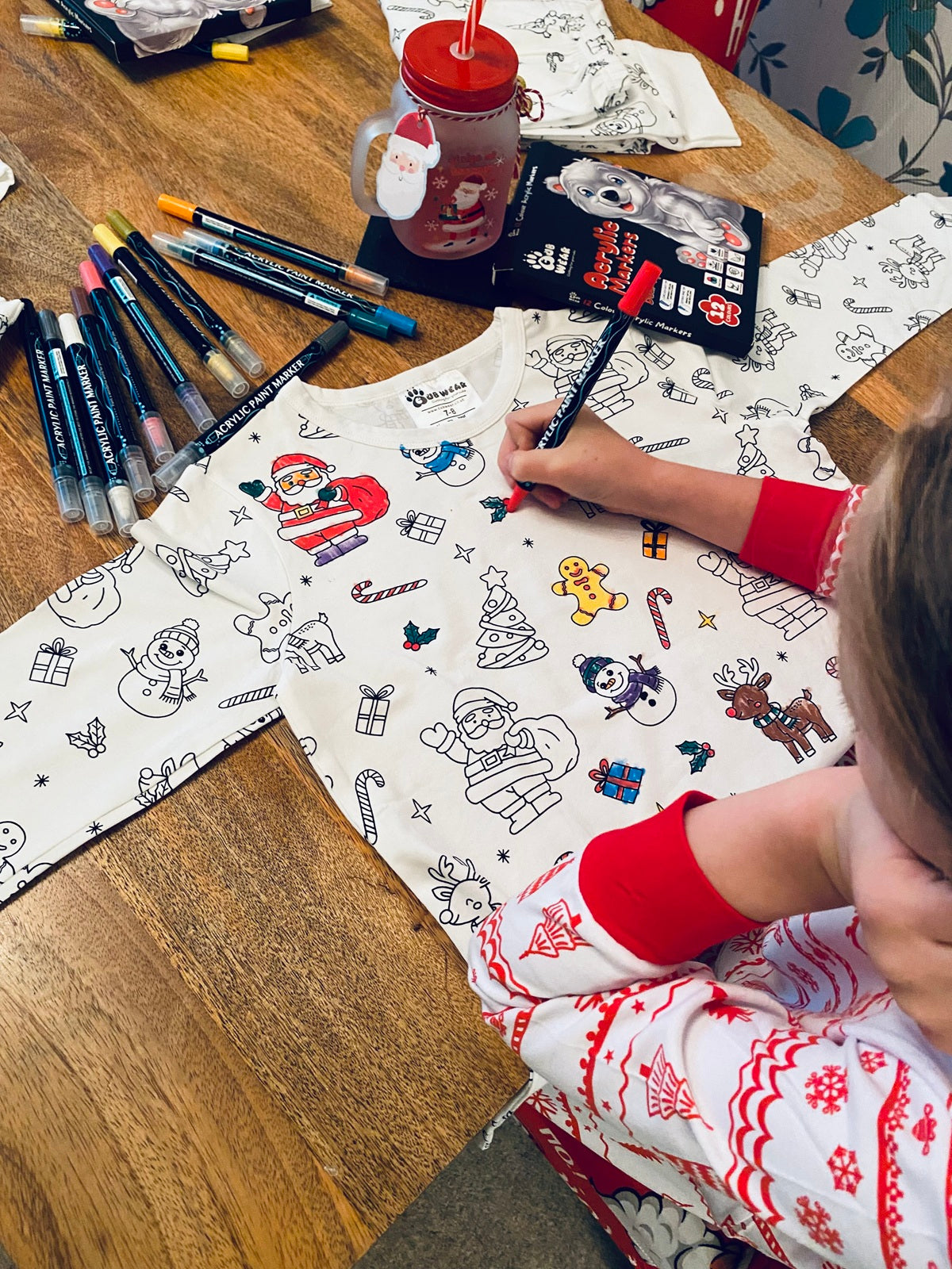 Cubwear Christmas Colouring PJs