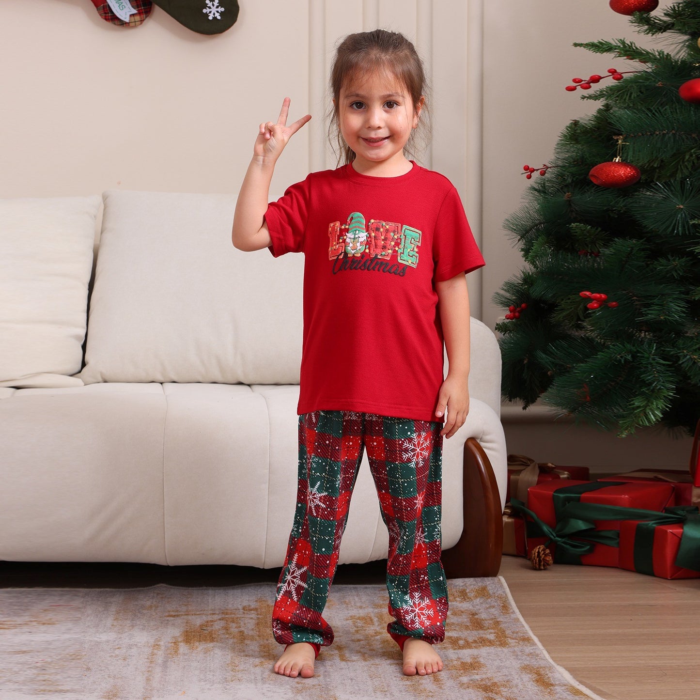 Love Christmas Family PJs