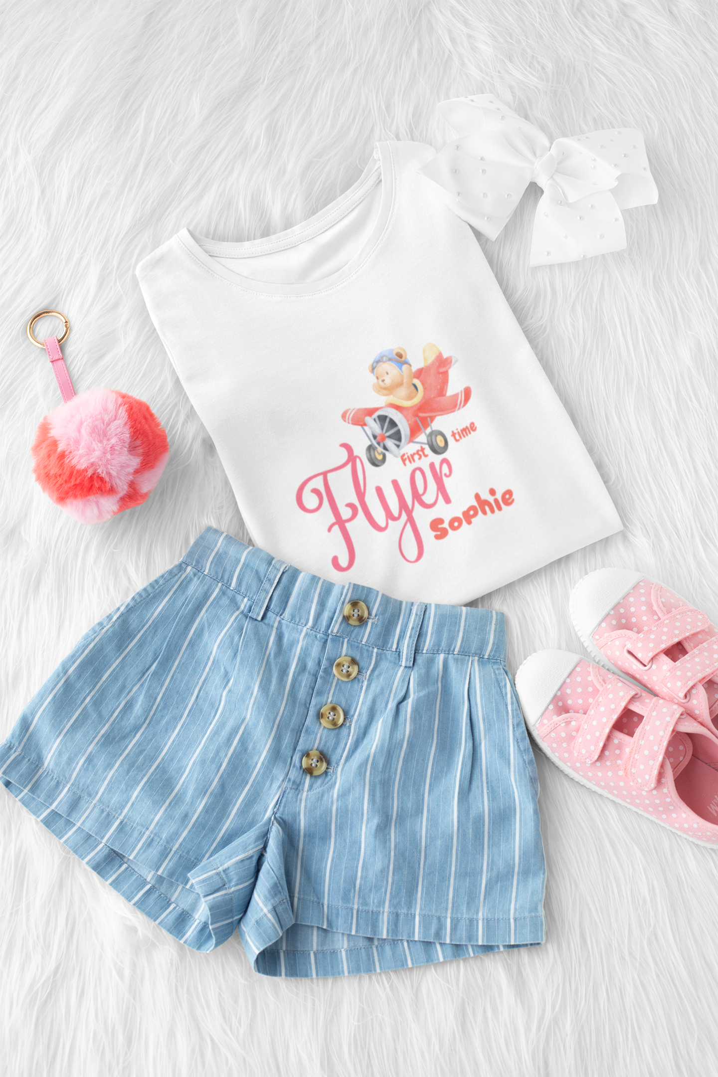 Girls First Time Flyer Top  
