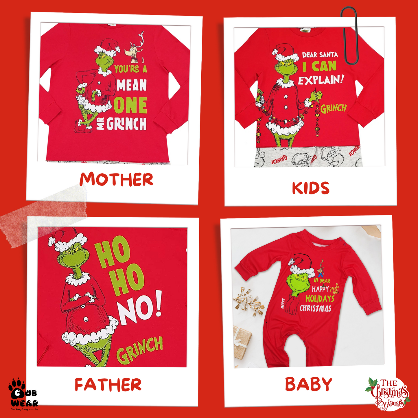 Grinch Christmas PJs