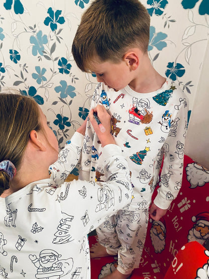 Cubwear Christmas Colouring PJs