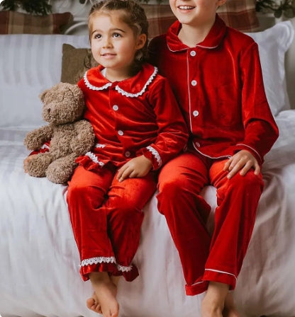 Kids Red Velvet PJs