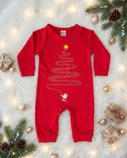 Magical Cubwear Red Christmas Romper