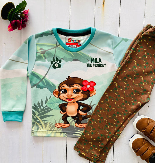 Monkey Loungewear Set