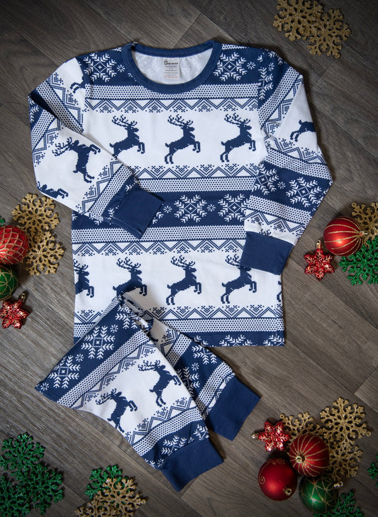 Navy Christmas Pyjamas