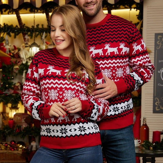 Family Red Christmas Jumper