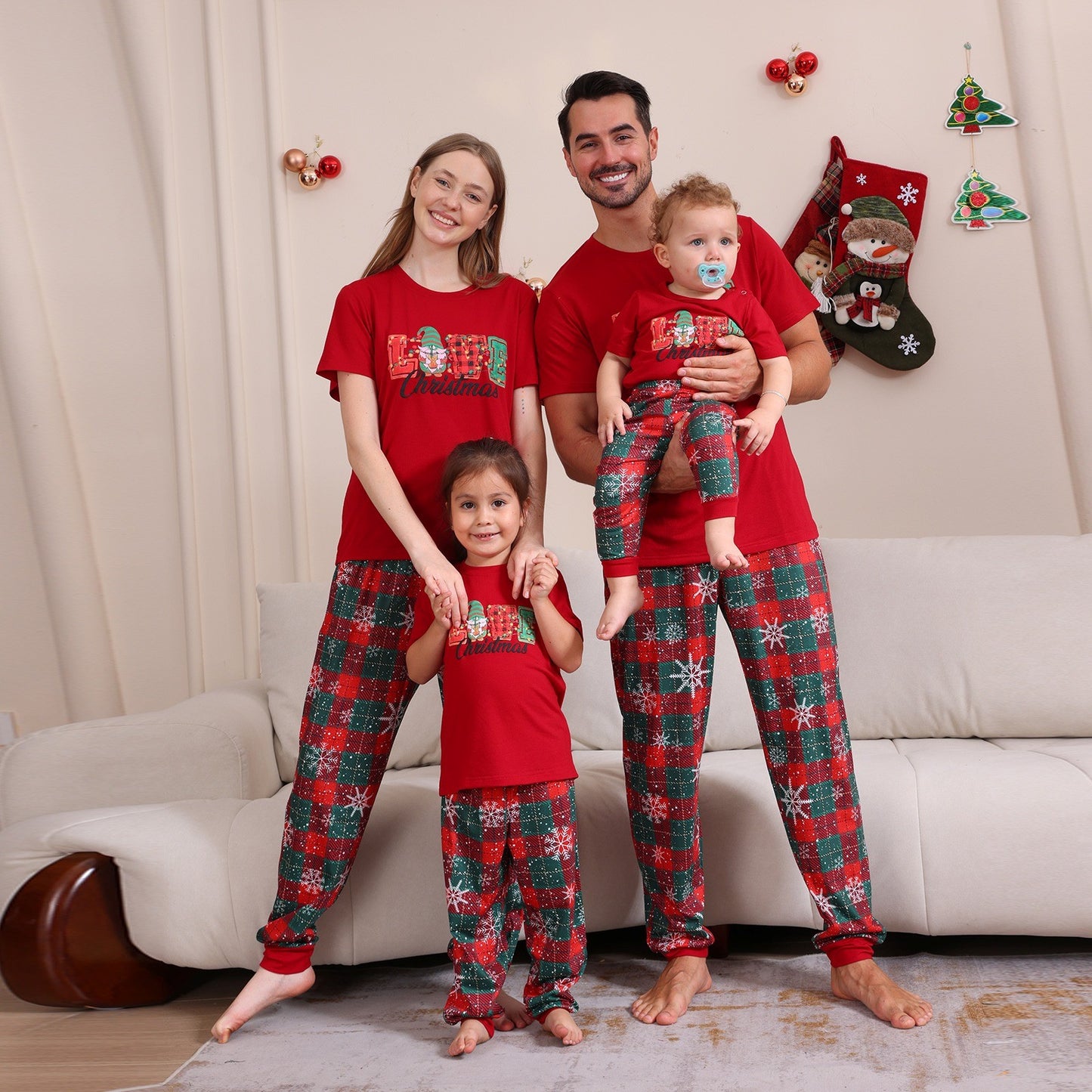 Love Christmas Family PJs