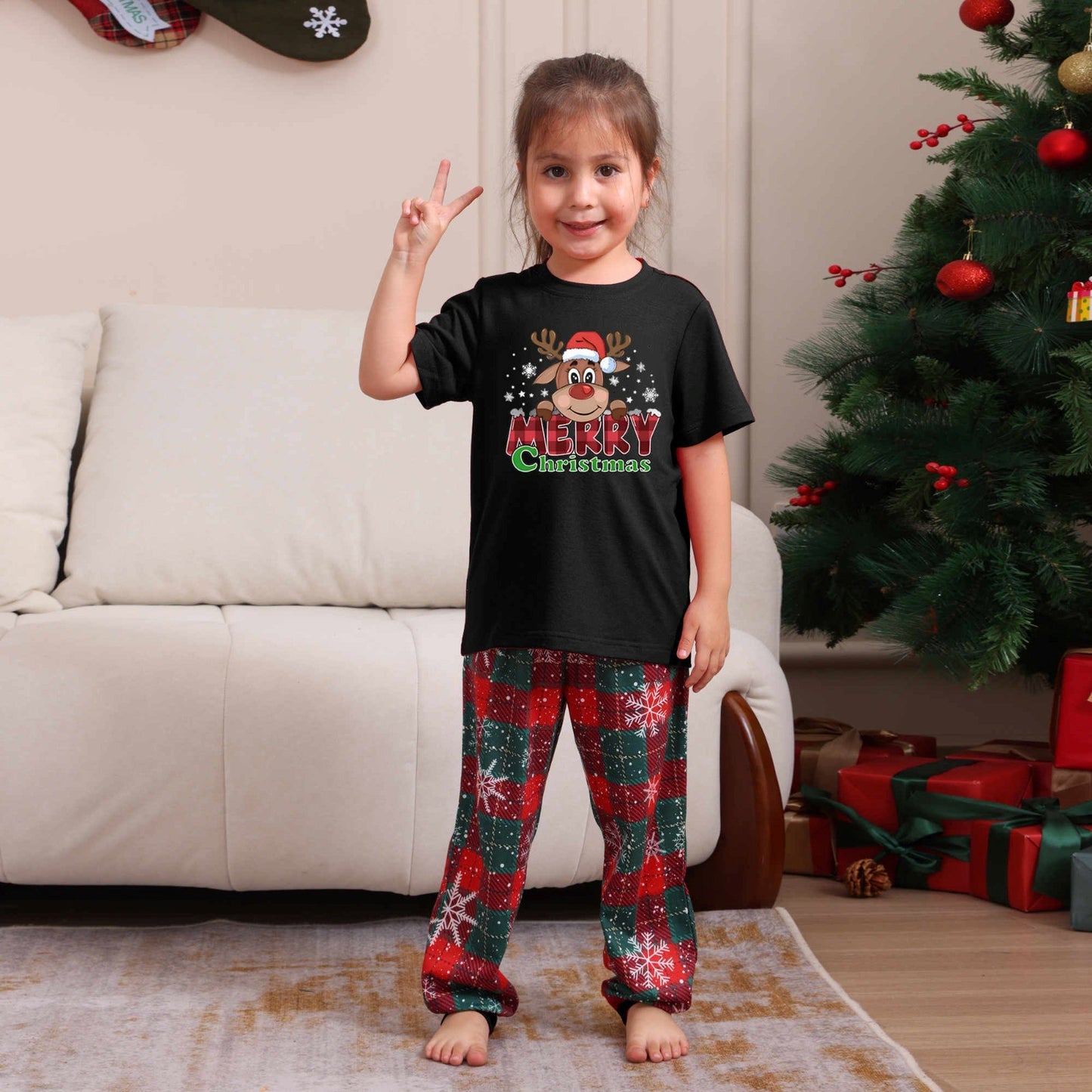 Merry Christmas T-shirt PJ set