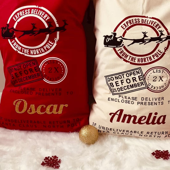Christmas Day Personalised Sacks