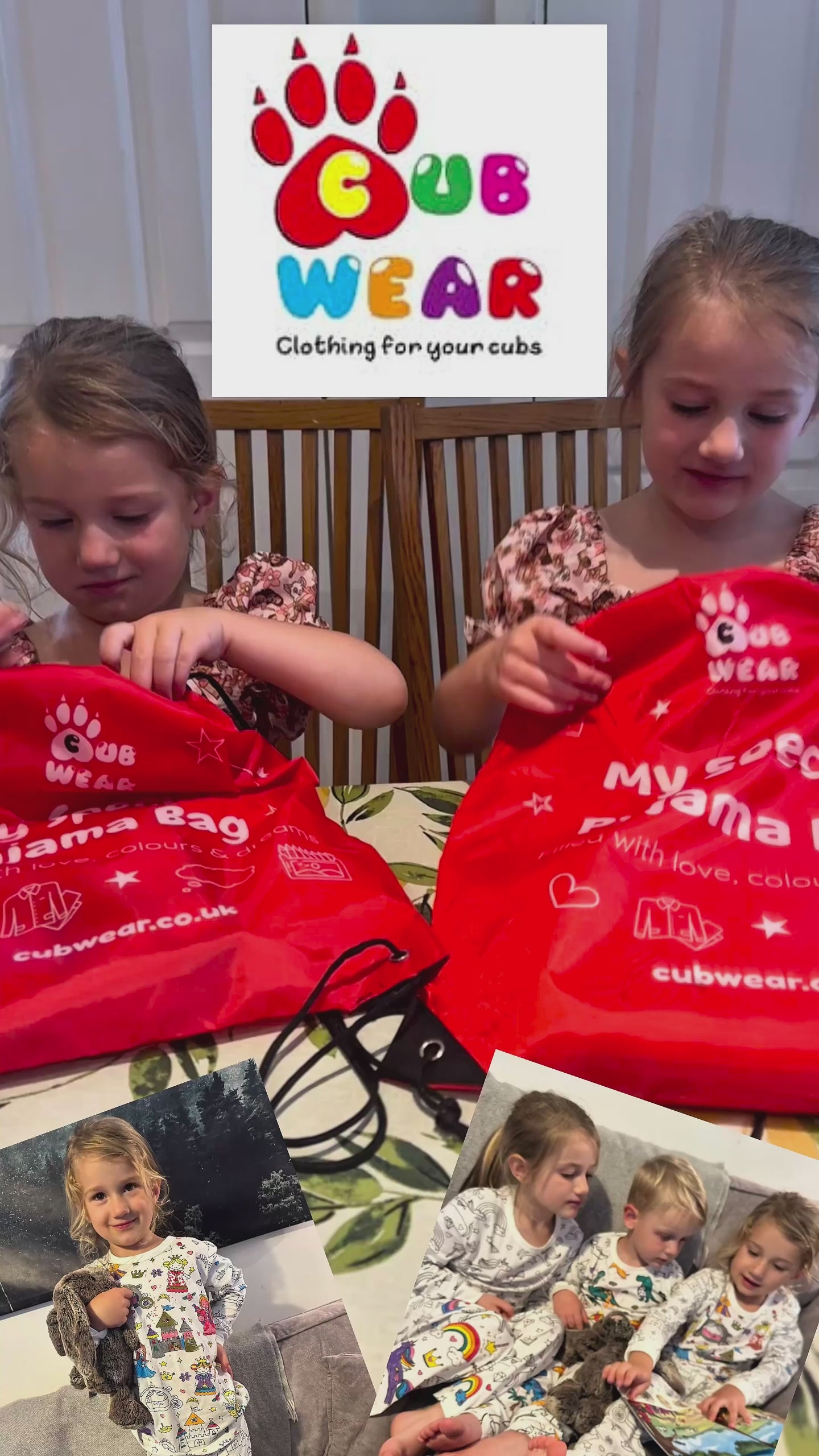 Load video: Kids Colour me in Pyjamas